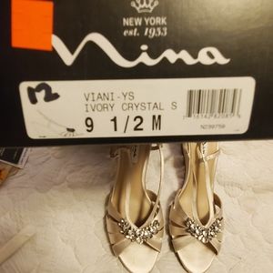 Wedding sandal wedge